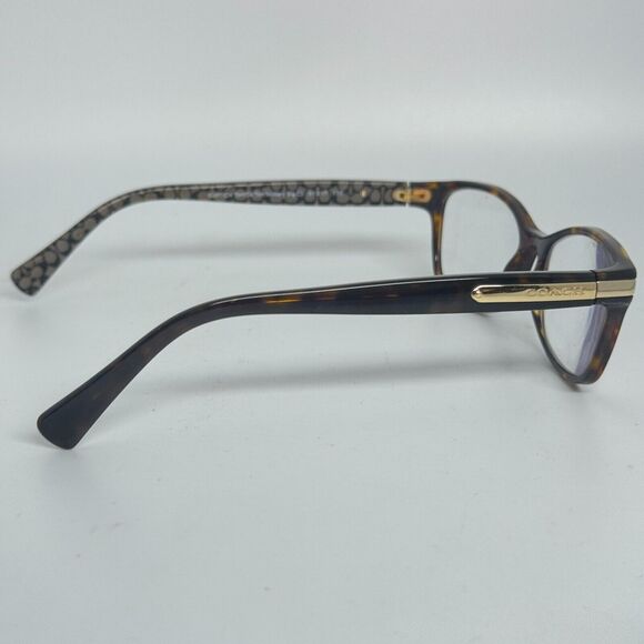 COACH HC6065 5291 Dark Tortoise Rectangle Women's 51 mm Eyeglasses H15935 - Picture 5 of 8